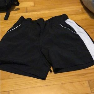 Black Exercise Shorts